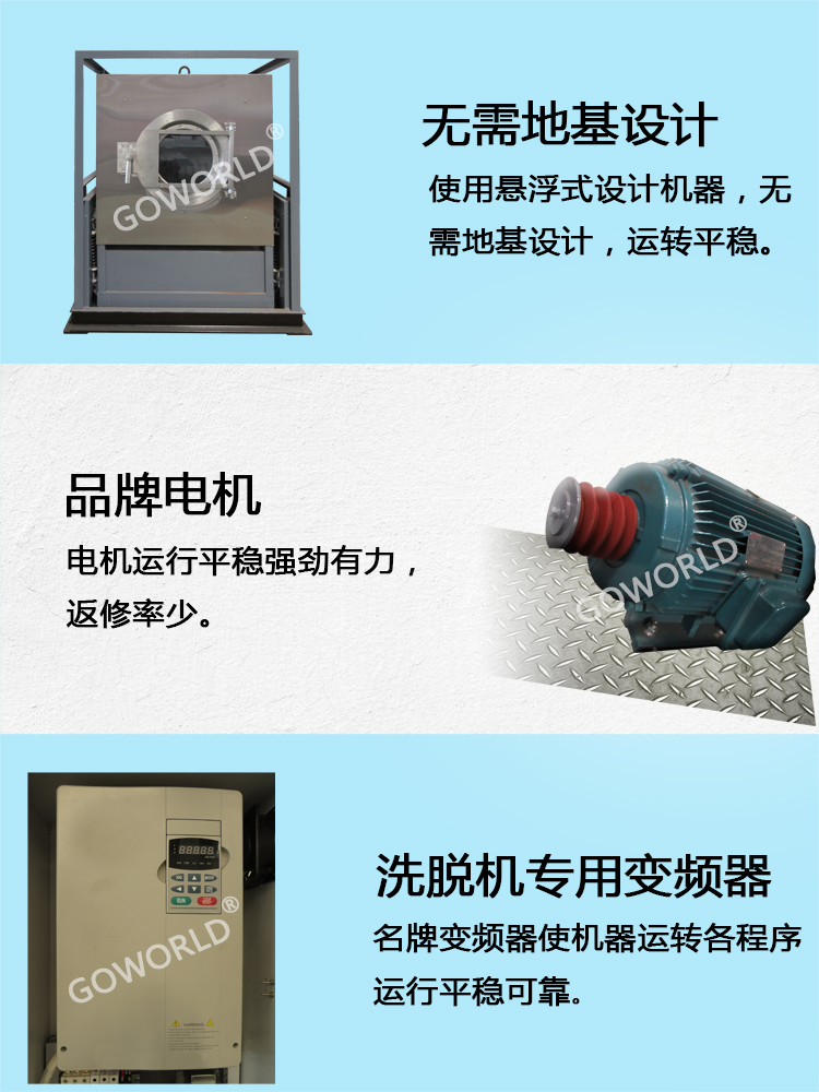 80-150公斤全自動懸浮式洗脫機(jī)特點(diǎn)